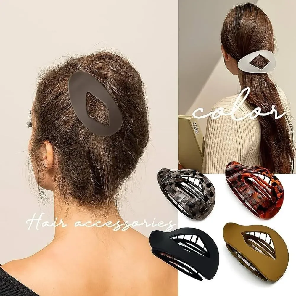 6 Pcs Flat Hair Clips for Women‎ – Nonslip Duckbill, Strong Hold, Multicolor